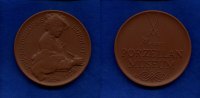 Meissen, Porzellan-Medaille, Johann Gregorius Höroldt 1696-1775, Picture
