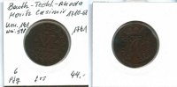 Bentheim-Tecklenburg-Rheda,, 6 Pfennig, Moritz Casimir 1710-1768,