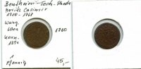 BentheimTecklenburg-Rheda, 1 Pfennig, Moritz Casimir 1710-1768,