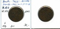 BentheimTecklenburg-Rheda, 6 Pfennig, Moritz Casimir 1710-1768,