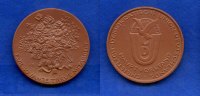 Berlin, Porzellan-Medaille, CDU Hauptvorstand-für 40 Jahre treue Mitarbeit, -