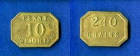 Großbritannien, Münzgewicht zu 10 Penny, -