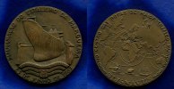 Portugal/Lissabon, Br.-MNedaille, Einweihung bder Werft Margueira 23.06.1967, -