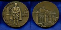 Portugal/Coimbra, Br.-MNedaille, 700 Jahre Universität Coimbra, -