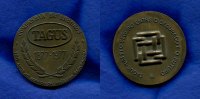 Portugal, Br.-Medaille, TAGUS-100 Jahre im Dienste der Versicherungswirtschaft, -
