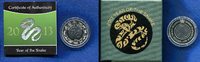 Britisch Virgin Islands, 10 Dollar, Year of the Snake-Jahr der Schlange, -