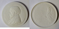 Berlin Porzellan Medaille Adolf Menzel 1815-1905, -