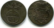 Schwarzburg-Rudolstadt, 6 Pfennig Ludwig Günther II.1767-1790,