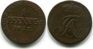 Anhalt-Bernburg, 1 Pfennig Alexius Friedrich Christian 1706-1834,