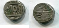 Indien 1 Rupee ~ Mewar / mit diversen Punzen am Rand ~ -