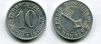 Bremen 10 Pfennig ~ Verechnungspfennig ~ -