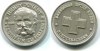 Niedersachsen, Ag.-Medaille Henry Dunant 1828-1910, -