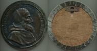 Vatikan, Bronzeguss Medaille Pius V. 1566-1572 auf seine Wahl zum Papst, -