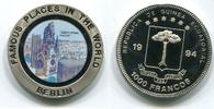 Äquatorial Guinea 1000 Francos ~ Famous Places in the World / Berlin ~ -