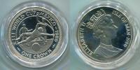 Isle of Man 1 Crown ~ Fußball ~ -