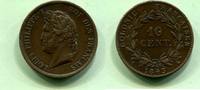 Französische Kolonien, 10 Centimes Iles Marquisos Luis Philppe, -