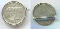 Belgien 100 Francs ~ als Brosche ~ -