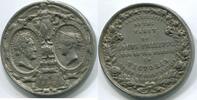 Großbritannien Zinn Medaille ~ Louis Philipp und Victoria ~ -