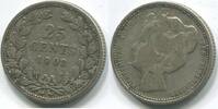 Niederlande 25 Cents ~ Wilhelmina ~ -