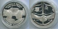 Russland 1 Unze Ag ~ Gorbatschow und Weizäcker ~ -