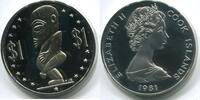 Cook Islands 1 Dollar ~ Randschrift: THE ROYAL WEDDING JULY 29-1981 ~ -