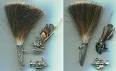 Deutschland Lot ~ Abzeichen, Gamsbart und Federschmuck für Jäger Tracht ~ -