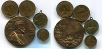 Deutsches Reich Lot Bronze Medaillen o.J. ~ Wilhelm I., Friedrich III. und Wilhelm II. ~ gebraucht