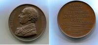 Frankreich, Br.Medaille Solomon Gessner 1730-1788- Schweizer Dichter, -