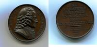 Frankreich, Br.Medaille Aronet de Voltaire 1694-1778-Franz.Philosoph u.Schriftsteller, -