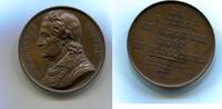 Frankreich, Br.Medaille Andre Erneste-Modeste Gretry 1741-1813-Franz. Komponist, -