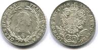 RDR/Österreich, 20 Kreuzer 1796B Franf II.(I.) 1792-1806-1835, vz/st