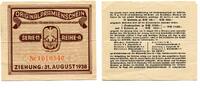 III.Reich Prämienschein Reichslotterie für Arbeitsbeschaffunf der NSDAP, -