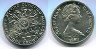 Isle of Man 1 Crown ~ Olympiade Moskau ~ -