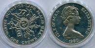 Isle of Man 1 Crown ~ Olympiade Lake Placid ~ -