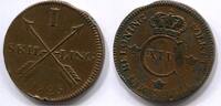 Schweden 1 Skilling ~ Carl XIV. Johan ~ -