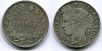 5 Francs 1871 K Frankreich ~ Republique ~ ss
