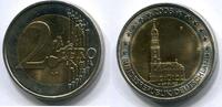 Deutschland 2 Euro ~ Stempelkoppelung - Hamburger Michel mit alter Wertseite ~ -