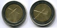 EU 2 Euro Ronde ~ mit Entwertung und mit Randschrift 2**2**2 ~ -