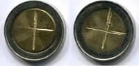EU 2 Euro Ronde ~ mit Entwertung und mit Randschrift 2**2**2 ~ -