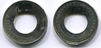 BRD 5 Euro ~ Tropische Zone - Fehlprägung nur auf Ring geprägt, ohne Randschrift ~ -