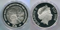 Fiji 10 Dollars ~ James Watt the Inventor of the Steam Engine ~ -