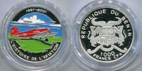 Benin 1000 Francs ~ Luftfahrt ~ -