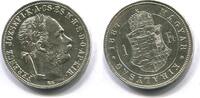 Österreich/Ungarn, 1 Forint 1887KB Franz Joseph I.1848-1916, vz/st