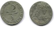 Mecklenburg Güstrow, 2/3 Taler Gustav Adolf 1639-1695, -