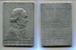 Medicina in nummis, Aluminium-Plakette Cloude Bernard 1813-1878 100.Geburtstag, -