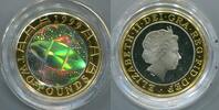 Großbritannien 2 Pounds Silber ~ Piedfort - Elisabeth II. ~ -