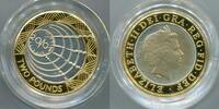 Großbritannien 2 Pounds Silber ~ Piedfort - Elisabeth II. ~ -