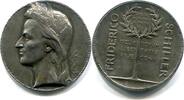 Schweiz, Silber Medaille Friedrich Schiller 1759-1805, -