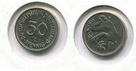 Deutschland, 50 Pfennig Stempeldrehung ca.150°, -