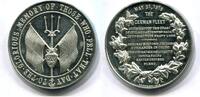 Zinn Medaille 1916 Großbritannien, Schlacht um Jütland-Skagerragschlacht, vz